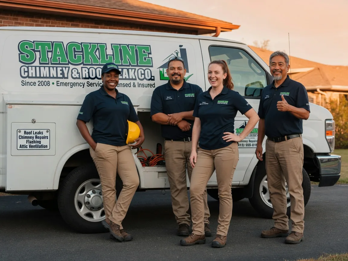 Chimney flashing repair company in De Land, IL